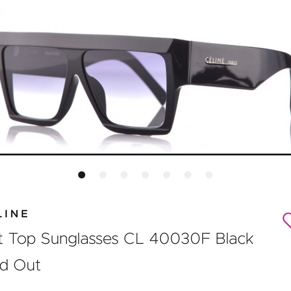 Celine CL400 30F Oversize Square Sunglasses - Picture 8 of 8